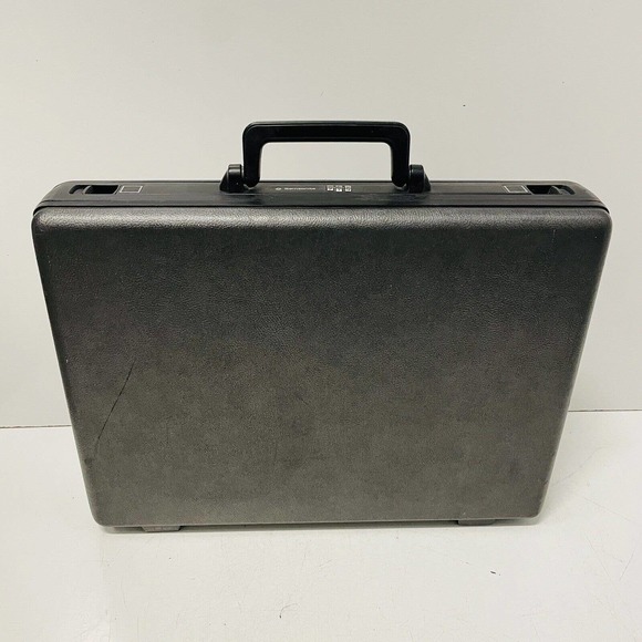 Samsonite Bags Vtg Samsonite Omega Gl Briefcase Gray Hard Clamshell